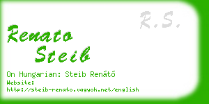 renato steib business card